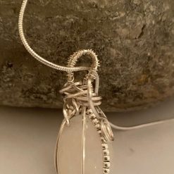 Clear Quartz Wrapped Necklace 3 Clear Quartz Wrapped Necklace 3