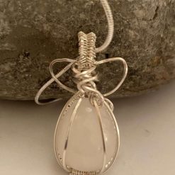 Clear Quartz Wrapped Necklace 2 Clear Quartz Wrapped Necklace 2