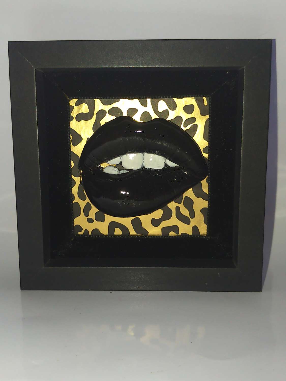 3D Lips Framed Art 3D Lips Framed Art