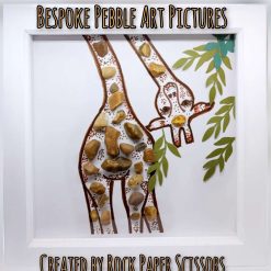 Giraffe Pebble Art Picture