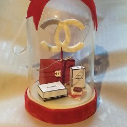 Light Up Luxe Christmas Dome White & Red Theme 3