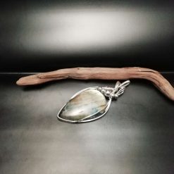Golden labradorite silver pendant 3 Golden labradorite silver pendant 3
