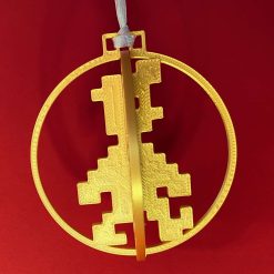 Manic Miner Gold Bauble