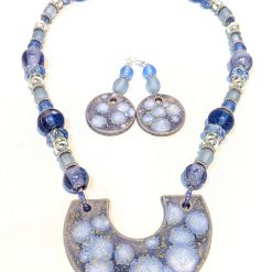 Beaded Necklace and Earring Set