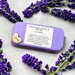 Natural Organic Shampoo & Body Bar (LAVENDER) Vegan