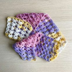 Scarf - Crochet Pinks Ombre