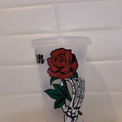 Haunting adeline cold cup with straw and lid