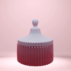 02: Ribbed Trinket Pot 1 02: Ribbed Trinket Pot 1