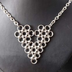 Chainmaille Heart Necklace
