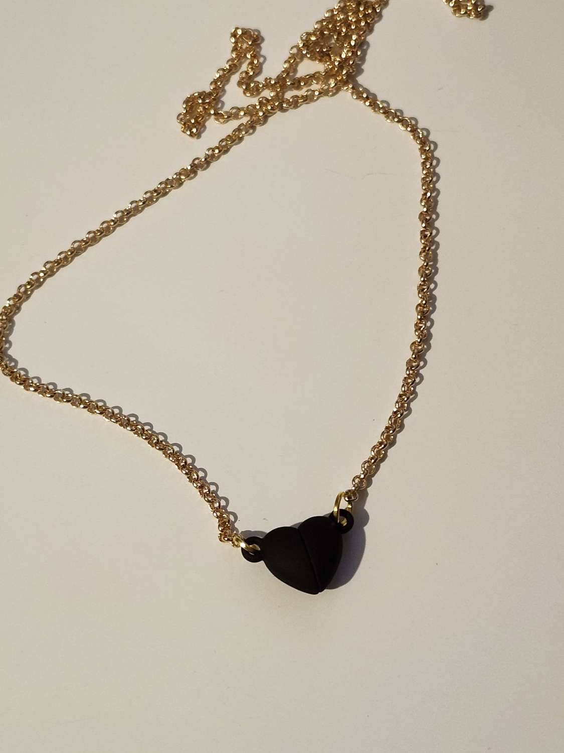 Capricious Things Coquette Jewellery Black Heart Magnet Fastening Pendant Necklace Free Shipping Capricious Things Coquette Jewellery Black Heart Magnet Fastening Pendant Necklace Free Shipping
