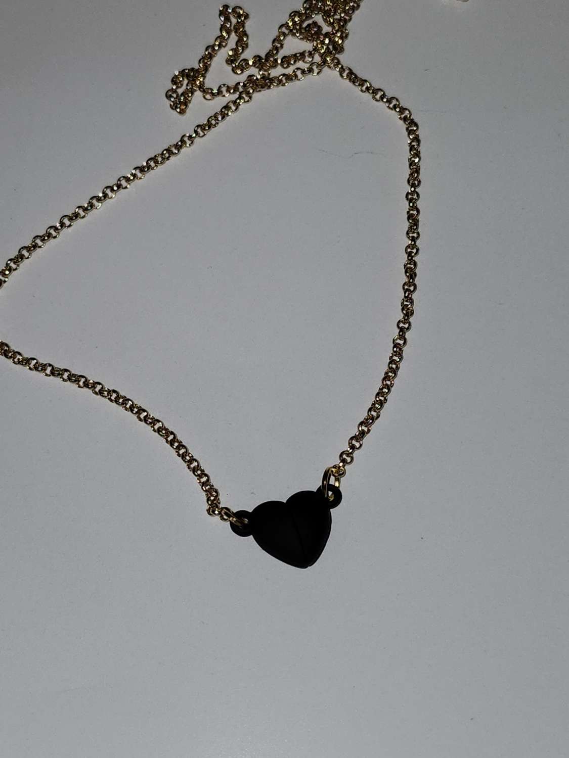 Capricious Things Coquette Jewellery Black Heart Magnet Fastening Pendant Necklace Free Shipping Capricious Things Coquette Jewellery Black Heart Magnet Fastening Pendant Necklace Free Shipping