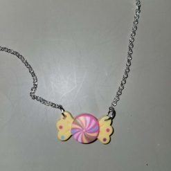 Capricious Things Coquette Jewellery Pink Candy Sweetie Necklace Pendant Free Shipping