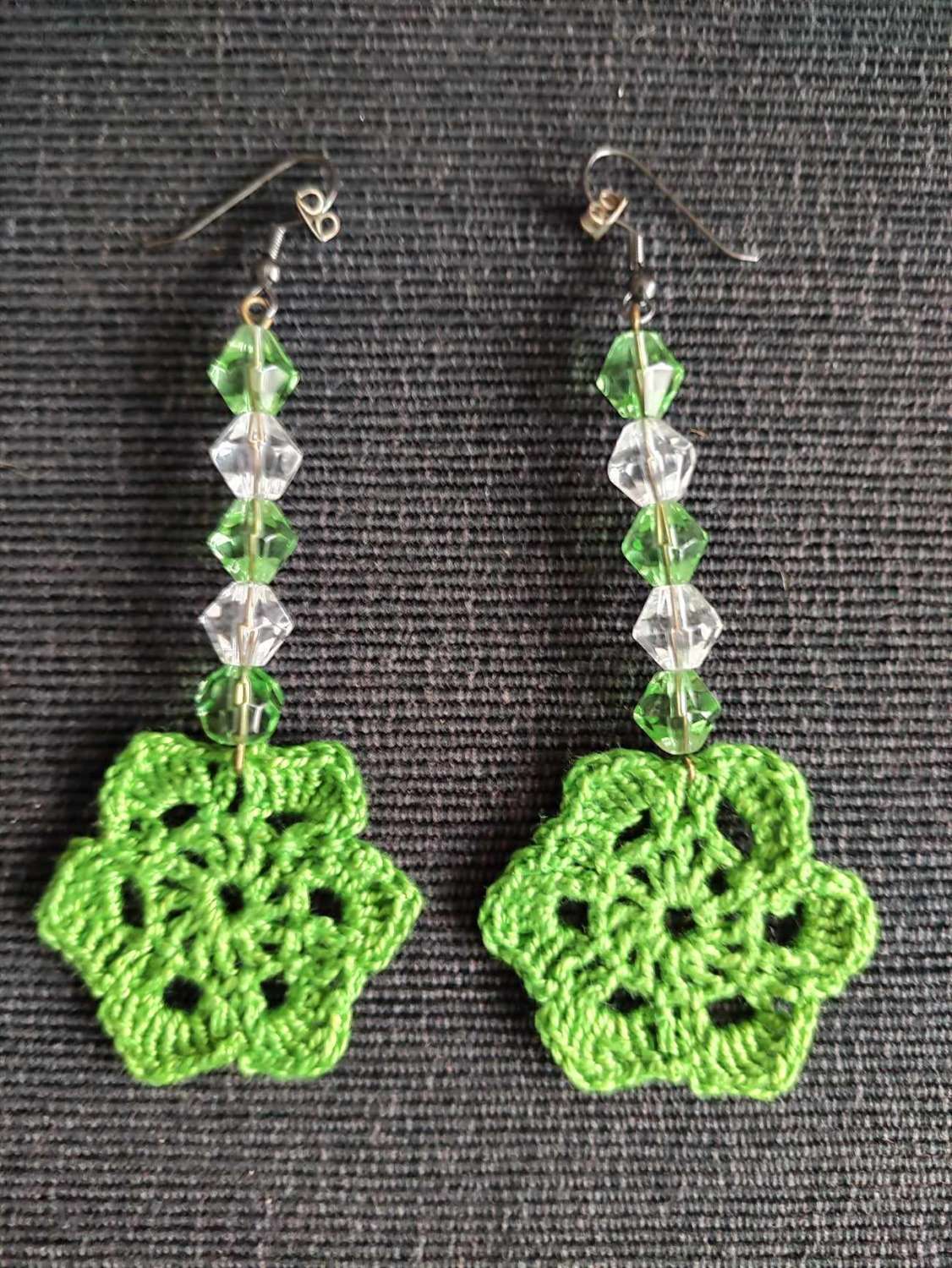 Crochet earring Crochet earring