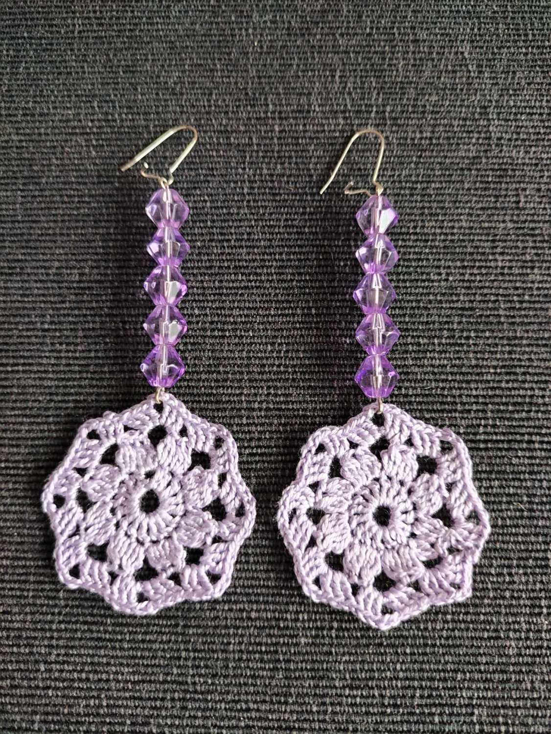 Crochet earring Crochet earring