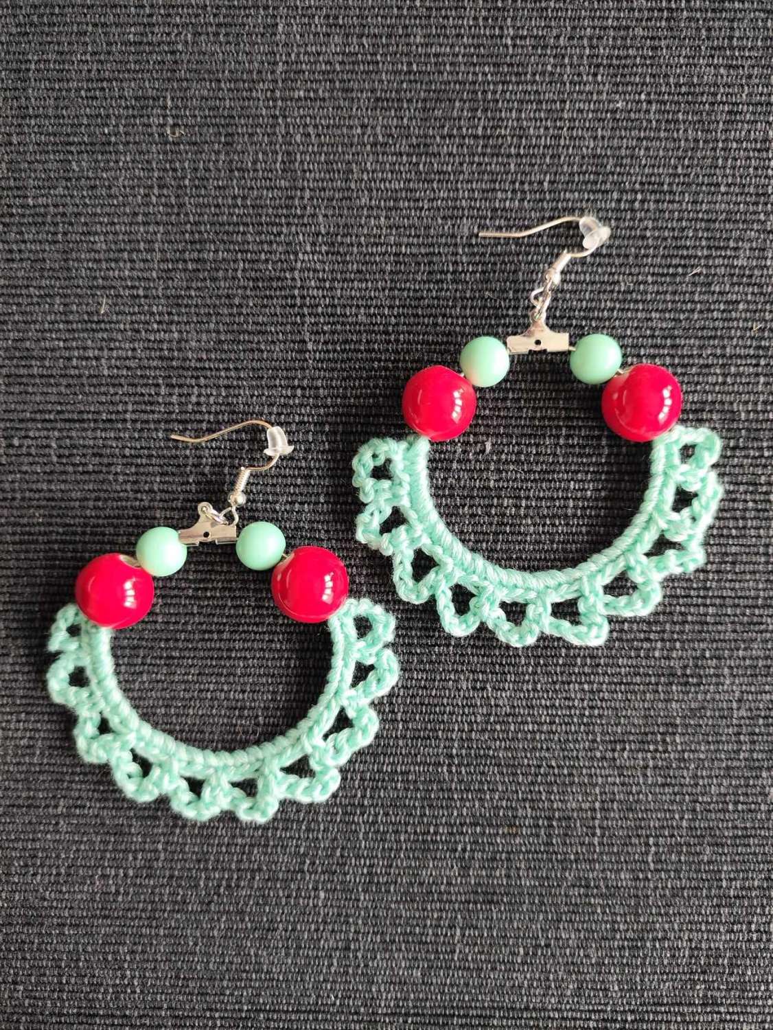 Crochet earring Crochet earring