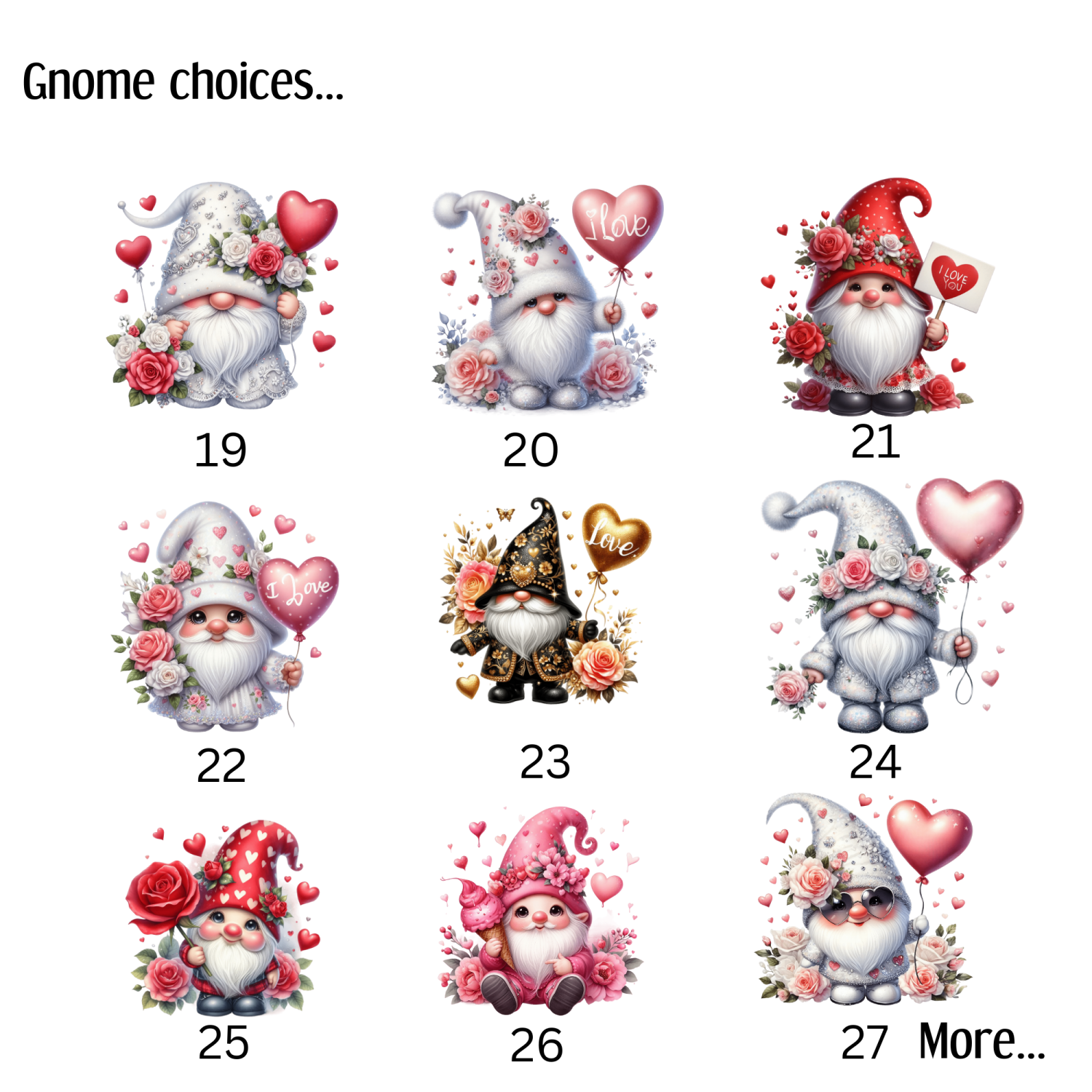 Valentines gnome family print, Family picture, Personalised family print, Family gift Valentines gnome family print, Family picture, Personalised family print, Family gift