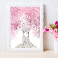 Couples initial print, Valentine home decor, Couple print, Wall art, Unframed print, UK shop only, Free delivery gifts