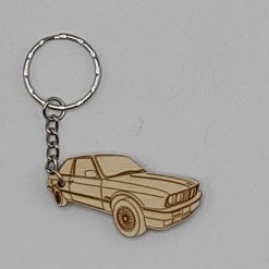 BMW 3 Series Handmade Wooden Keyring