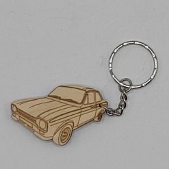Ford Escort MK1 Mexico Handmade Wooden Keyring