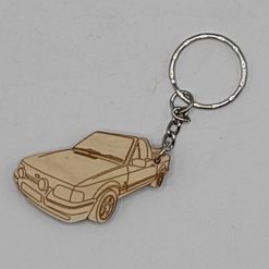 Ford Escort XR3i Convertible Handmade Wooden Keyring