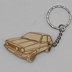 Ford Fiesta XR2 Handmade Wooden Keyring