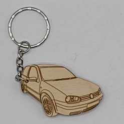 Golf MK4 Handmade Wooden Keyring