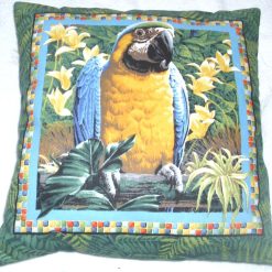 Tropical Parrot cushion