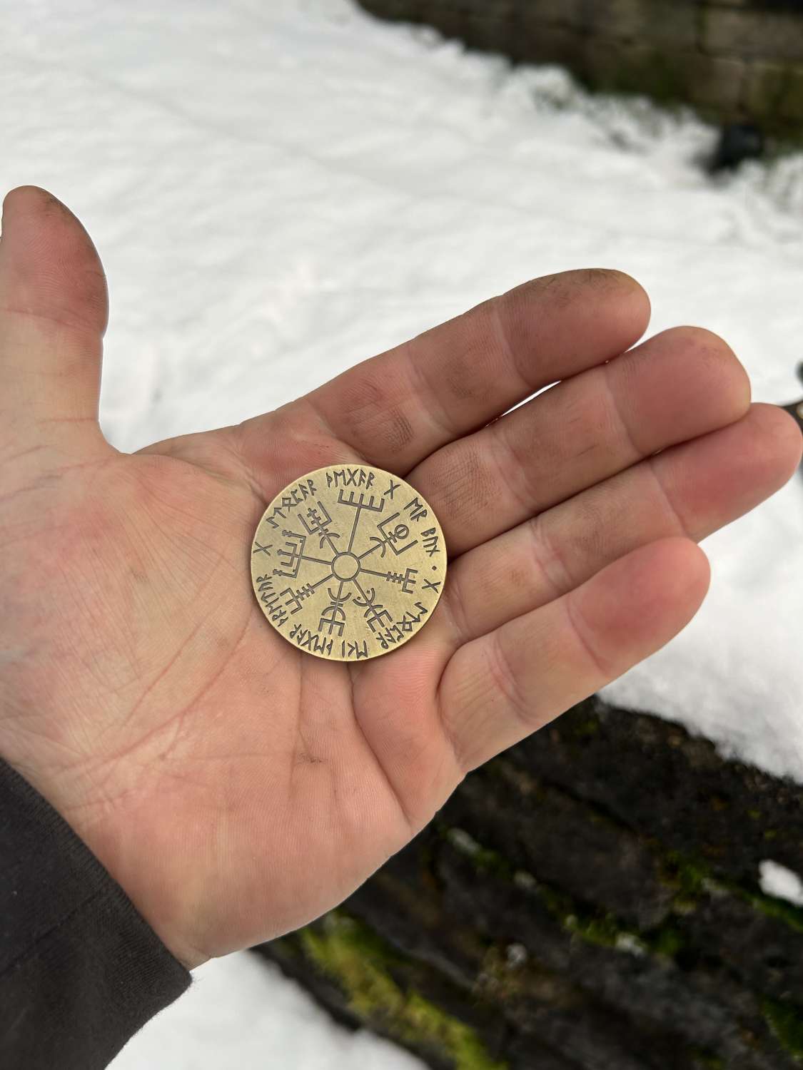 Compass (Vegvisir) Coin Compass (Vegvisir) Coin