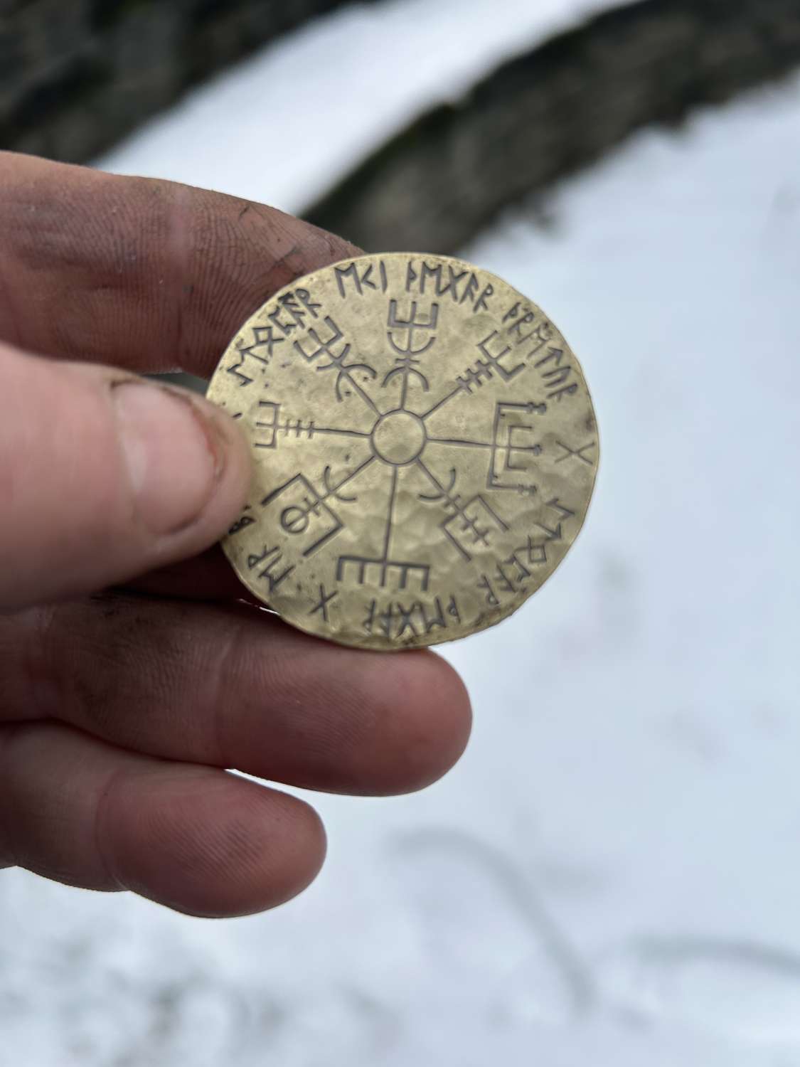 Compass (Vegvisir) Coin Compass (Vegvisir) Coin