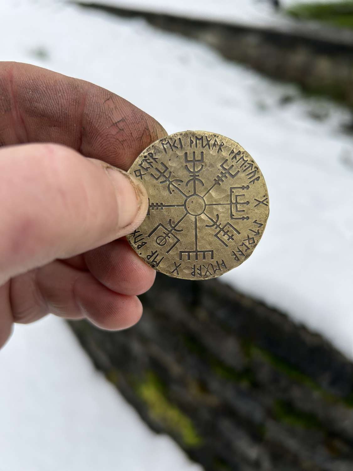 Compass (Vegvisir) Coin Compass (Vegvisir) Coin