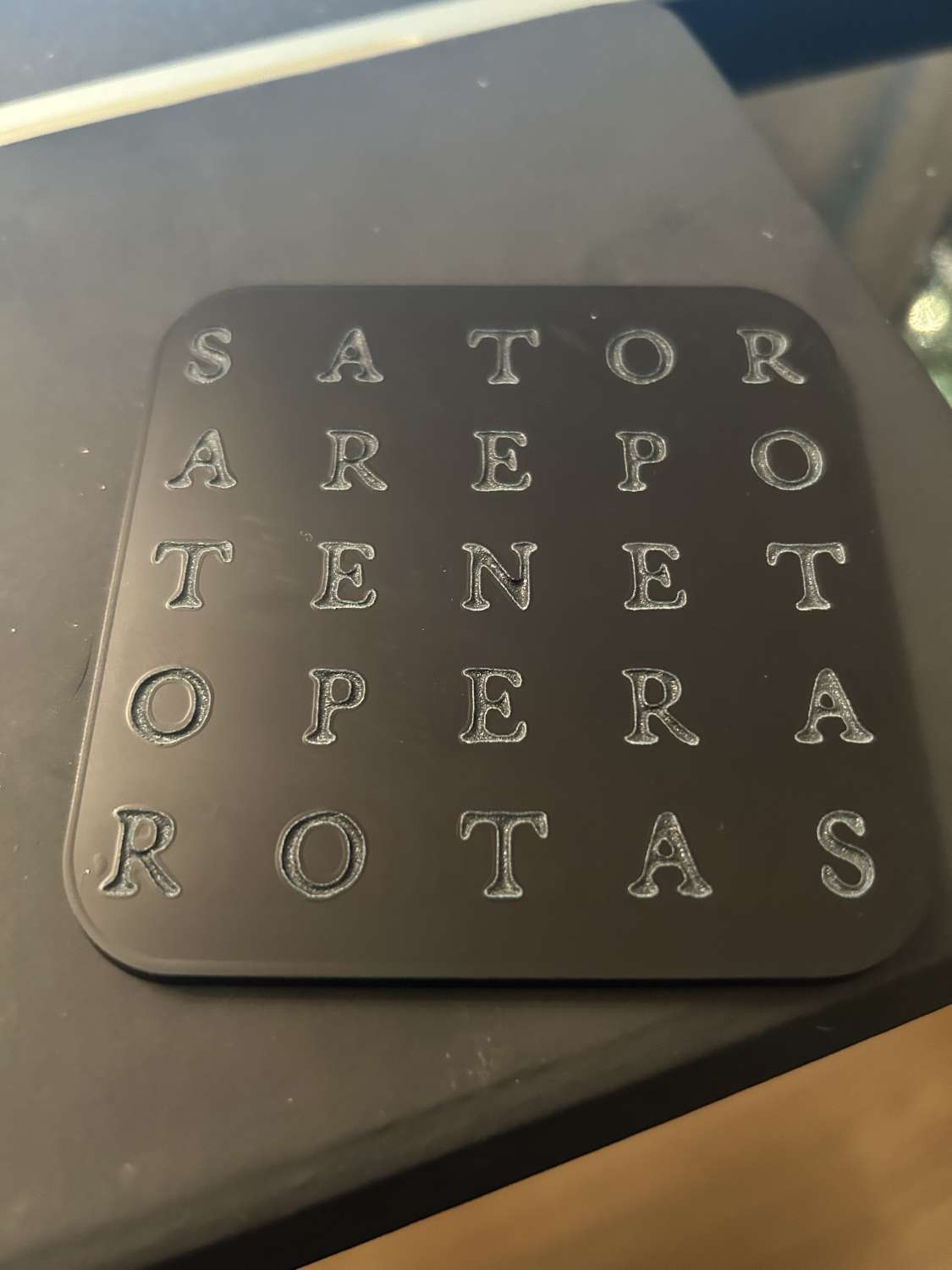 Altar tile SATOR square Altar tile SATOR square