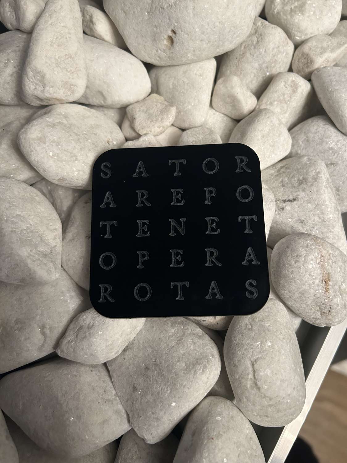 Altar tile SATOR square Altar tile SATOR square