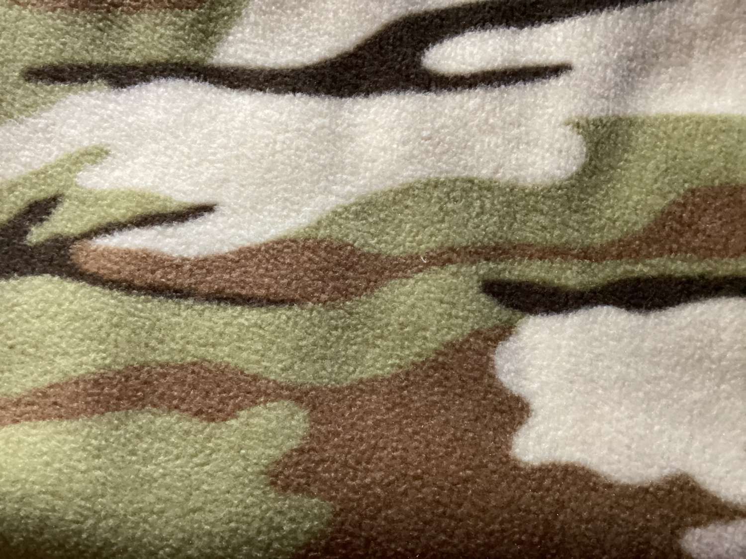 Camel camouflage polar fleece fabric MadeMe