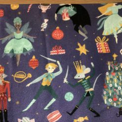 Christmas novelty organic jersey fabric