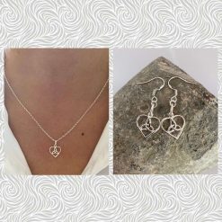 Sterling Silver Heart Jewellery Set