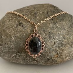 Black Spectrolite Necklace