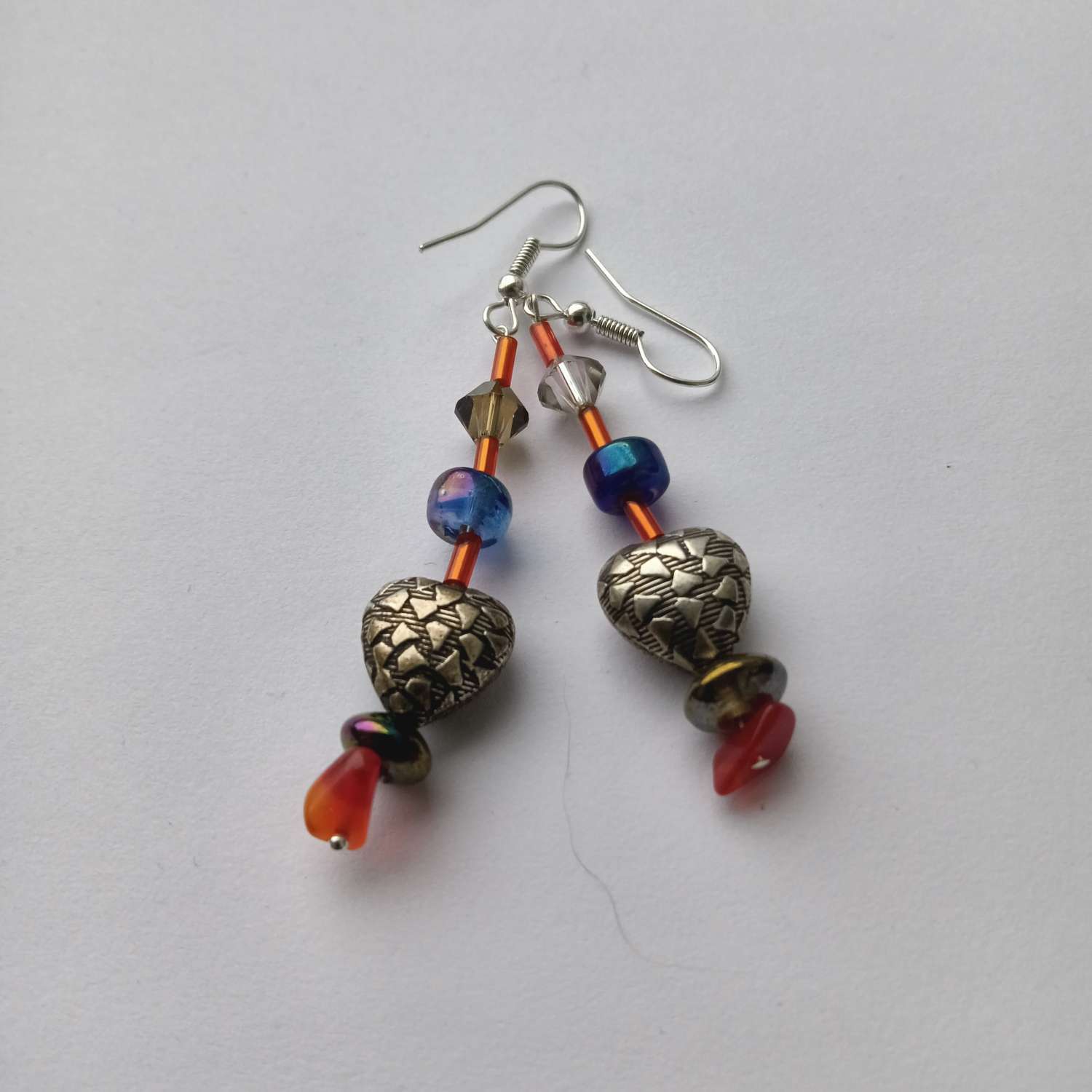 IMG_20240120_120941 Silver beaded earrings. 6