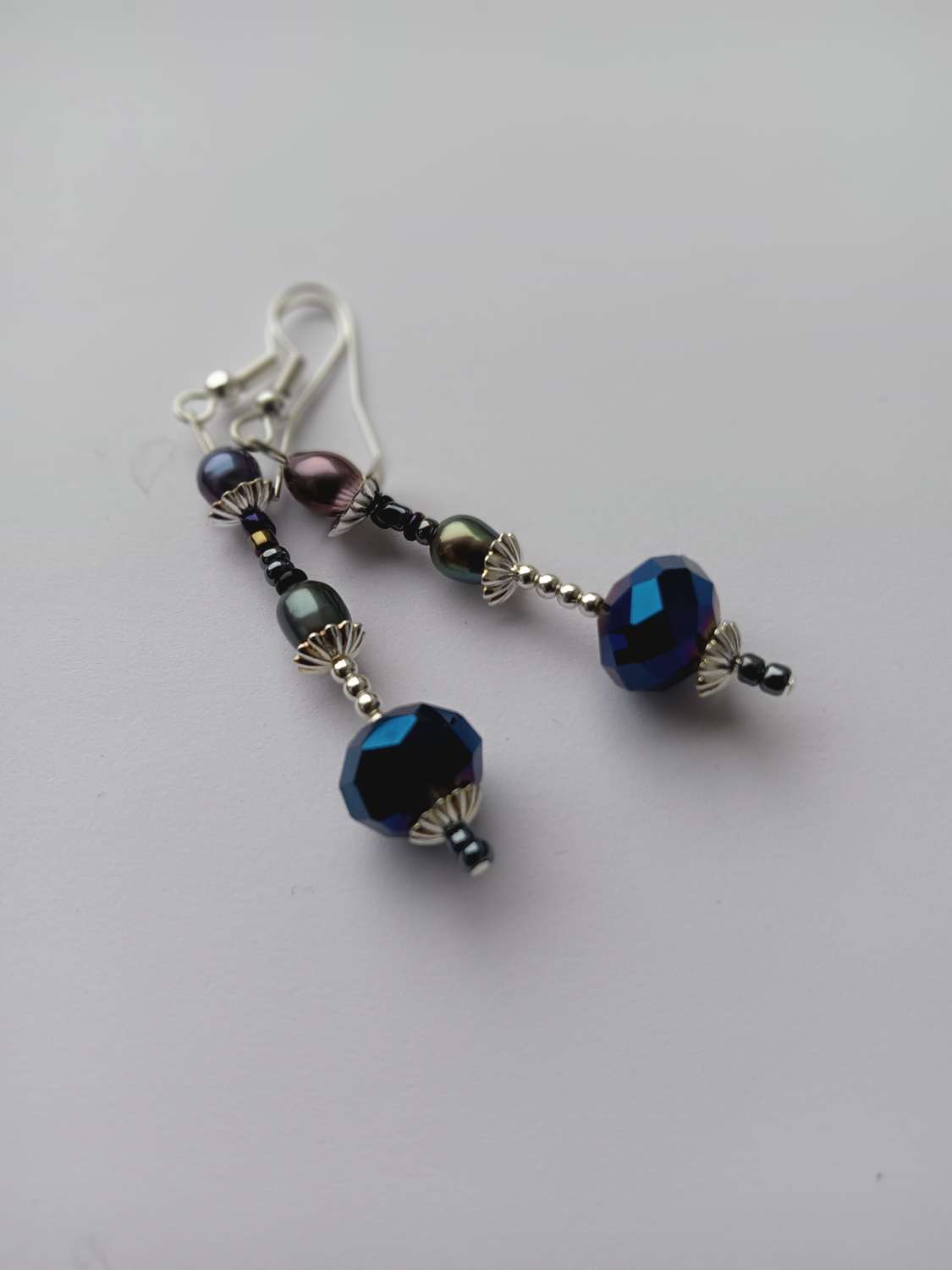 IMG_20240120_121620 (1) Silver beaded earrings. 5