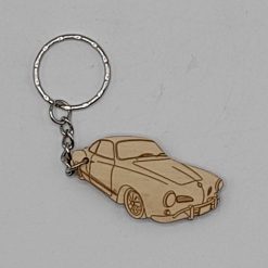 Karmann Ghia Handmade Wooden Keyring