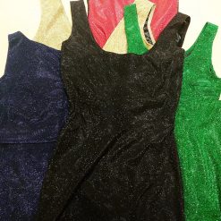 Bodycon Dress "Letty" Elastic Metalic Glitter Body Confident Dress 6