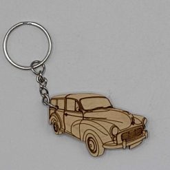 Morris Minor Traveller Handmade Wooden Keyring