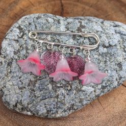 Flower pin - pink 1