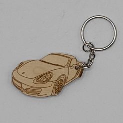 Porsche Boxster Handmade Wooden Keyring