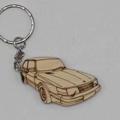 Saab 900 Classic Handmade Wooden Keyring