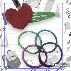5 piece kids bobble set