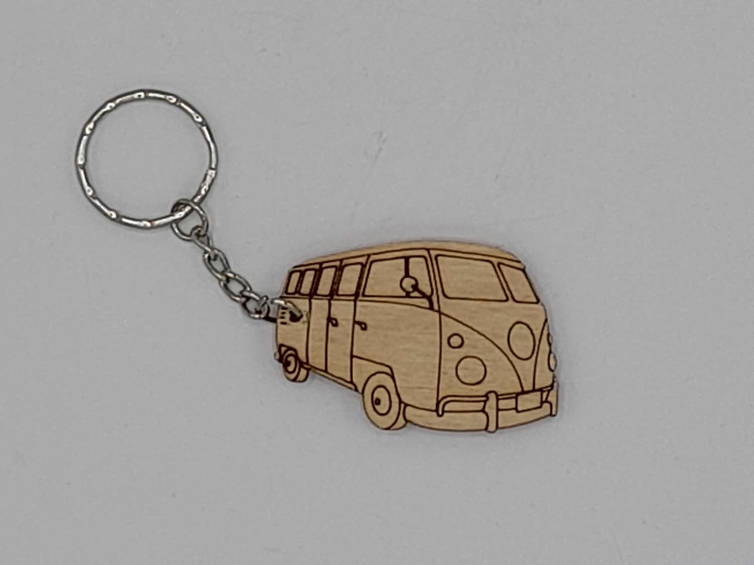 Split Screen Handmade Wooden Keyring Split Screen Handmade Wooden Keyring