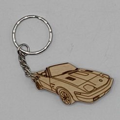 Triumph TR7 Handmade Wooden Keyring