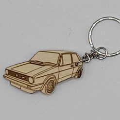 Golf GTi Handmade Wooden Keyring