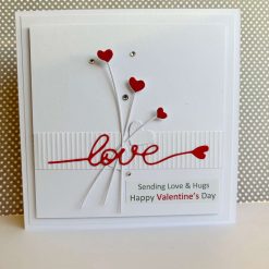 Valentines Card - 'Happy Valentine's Day'