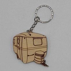 Westfalia Caravan Handmade Wooden Keyring